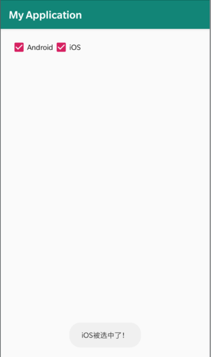 获取Checkbox的选中结果