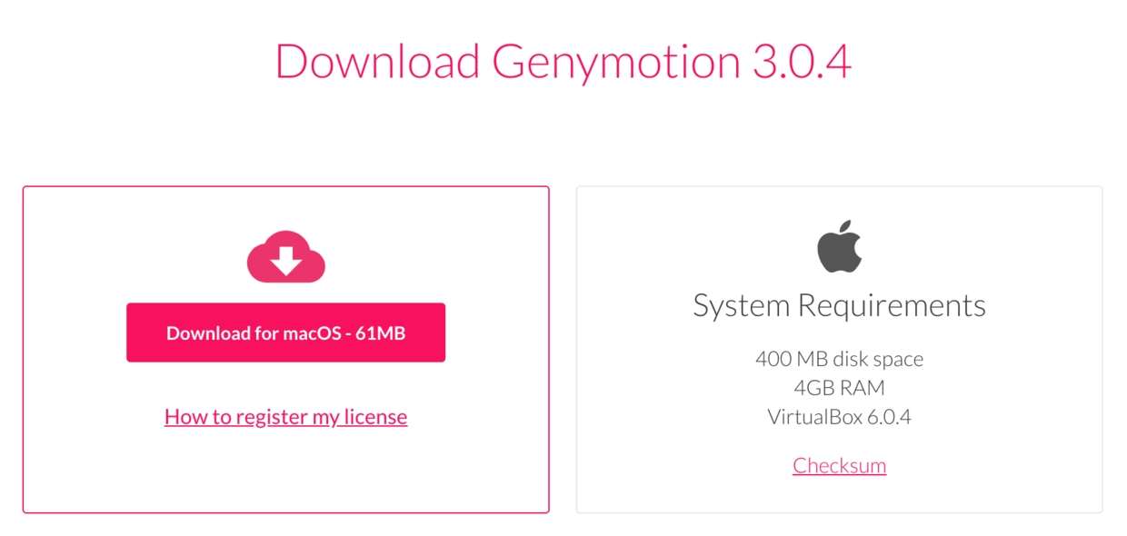 Genymotion下载