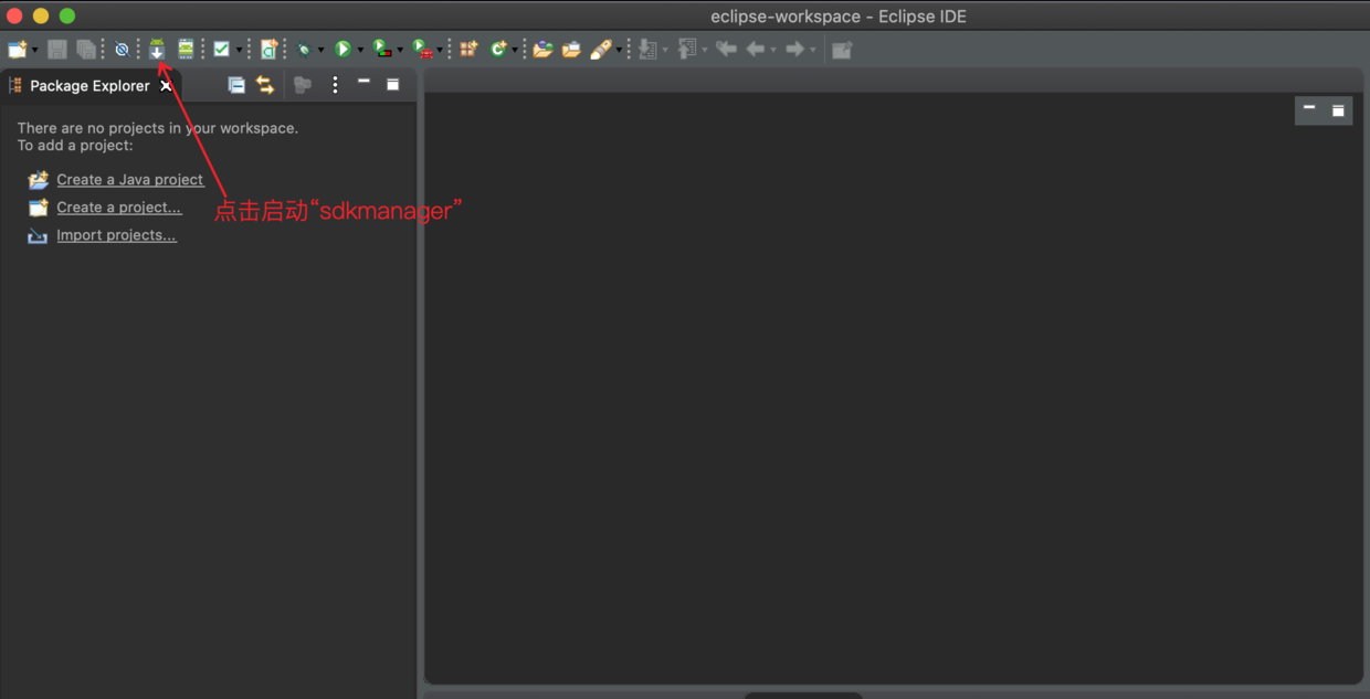 启动sdk manager